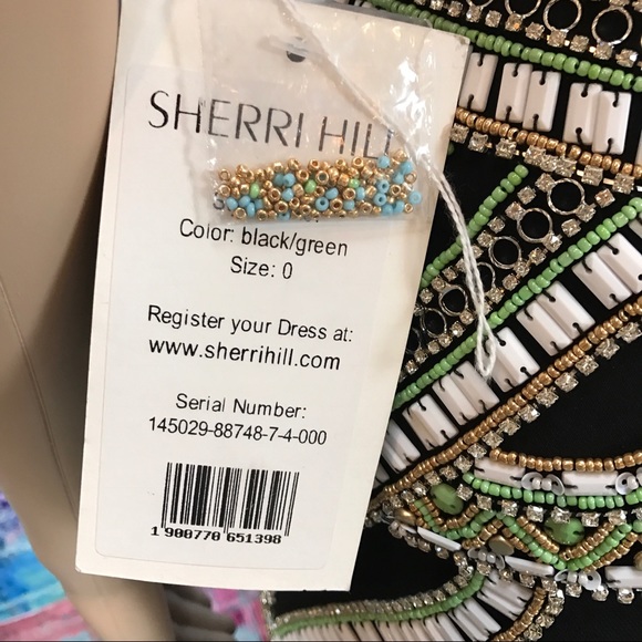 SHERRI HILL Beautiful Beaded Gown! #50297 - Picture 8 of 8